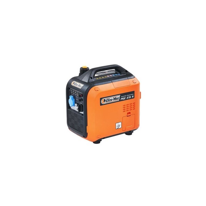 Stromerzeuger OLEOMAC PGE 23i S Motor Emak 79cc Autonomie 6,3 h | Newgardenmac.com