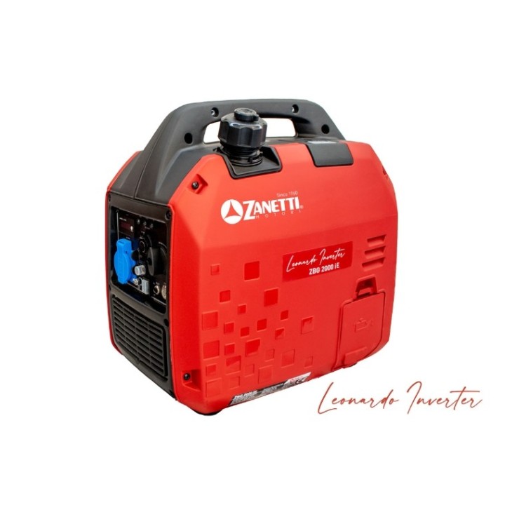 Generatore corrente inverter benzina ZANETTI LEONARDO ZBG 2000 iSE 1.8 kW 230 V | Newgardenmac.com