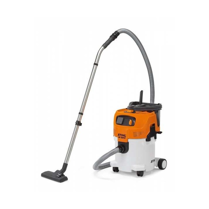 STIHL SE122E 1.5kW aspirador en seco y húmedo, caudal 3600 l/min contenedor 30L | Newgardenmac.com