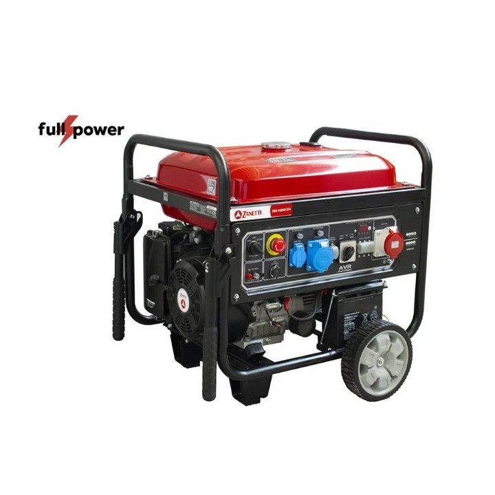 ZANETTI ZBG10003CEA Generador de energía monofásico trifásico de 625 cc 9,2 kW-8,2 kW | Newgardenmac.com