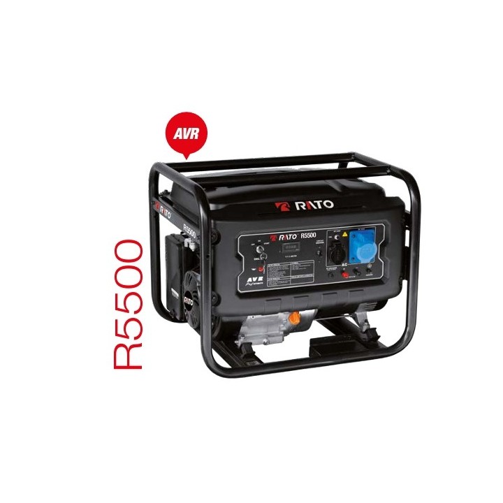 RATO R5500 Benzin-Generator mit 389 cm³ Höchstleistung 5,5 kW | Newgardenmac.com