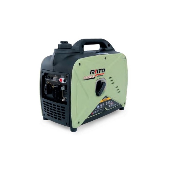 RATO R1250iS generador inverter silenciado con motor 4 tiempos 60 cc gasolina 12 V | Newgardenmac.com