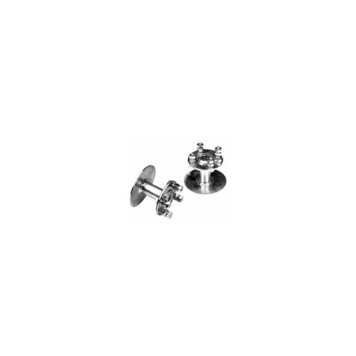 Set of wheel hubs 4.00-10 motor cultivator NIBBI BRIK 5 S | Newgardenmac.com