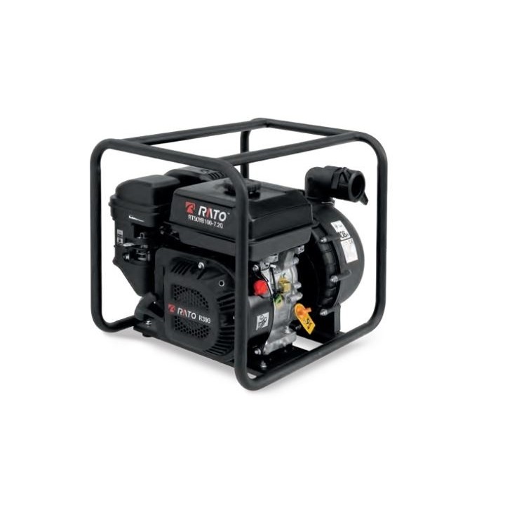 Motopompa RATO RT50YB100 autoadescante con motore R390 4 tempi benzina | Newgardenmac.com