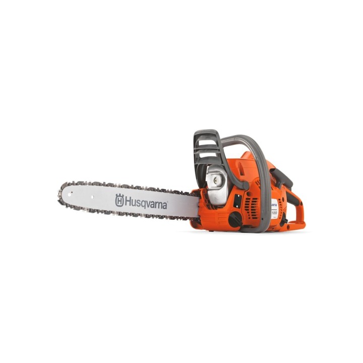 HUSQVARNA 120 MARK II 38cc Benzin-Kettensäge mit 35cm Schwert und 3/8 Mini-Kette | Newgardenmac.com