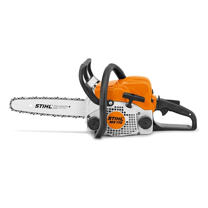 Motosega a scoppio STIHL MS170 30.1 cc 1.2 kW con barra 35cm catena e copribarra | Newgardenmac.com