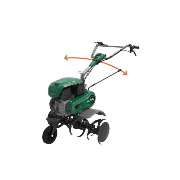 ACTIVE AC 900 motobineuse 196 cc largeur de travail 60-90 cm | Newgardenmac.com