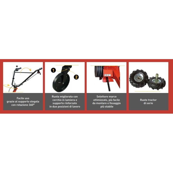 Motozappa ZBT 70.21 SB ZANETTI 208 cc a benzina filtro aria 3 stadi SNORKEL | Newgardenmac.com