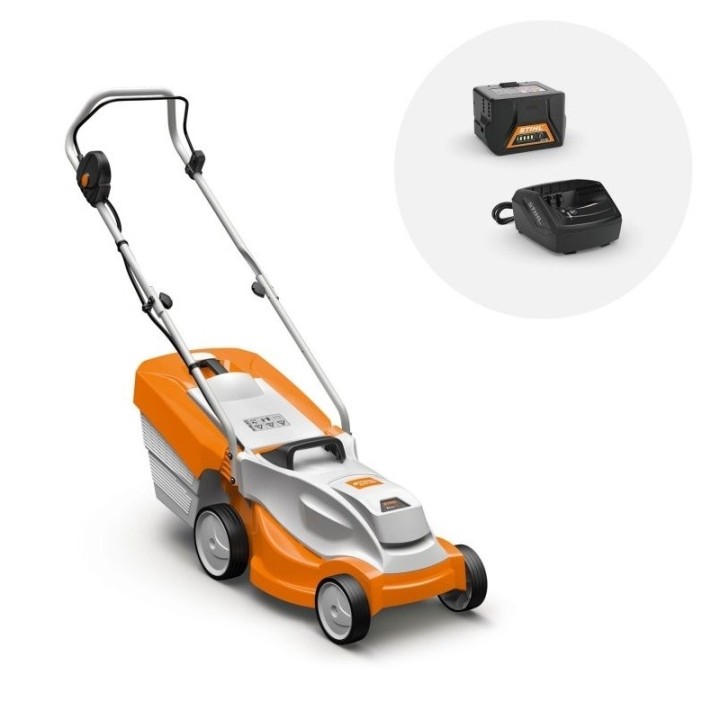 STIHL RMA235 36V cordless lawnmower 33 cm cut 33 cm collection box 30 L | Newgardenmac.com