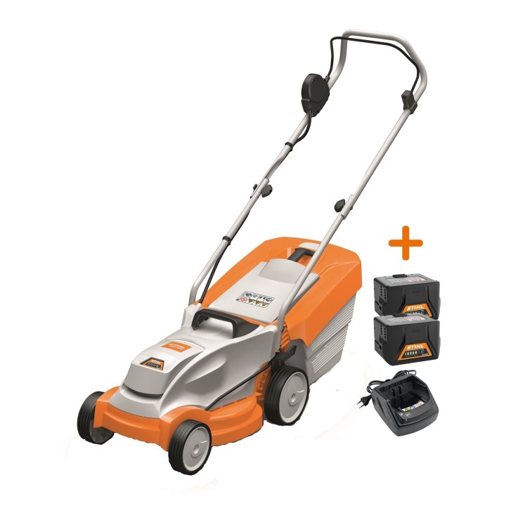 STIHL RMA235 36V tondeuse à gazon sans fil 33 cm de coupe 33 cm bac de ramassage 30 L | Newgardenmac.com