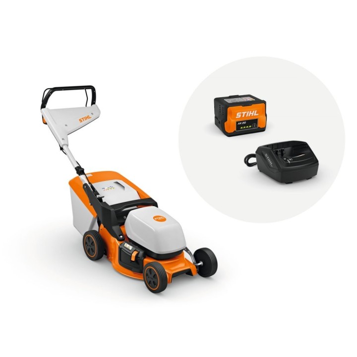 Rasaerba a batteria STIHL RMA243 36V taglio 41 cm 4 in 1 cesto 52L a spinta | Newgardenmac.com