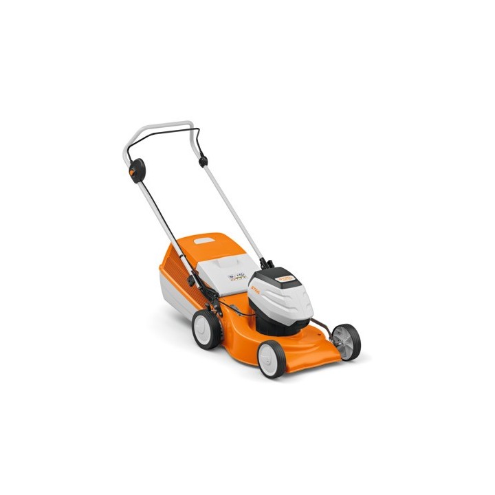 STIHL RMA248 36V cordless lawnmower with 46cm cutting width and 55L collection bag | Newgardenmac.com