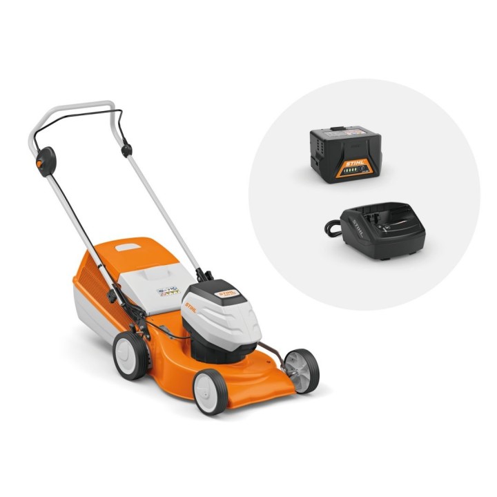 Rasaerba a batteria STIHL RMA248 36V taglio 46 cm cesto raccolta 55 L | Newgardenmac.com