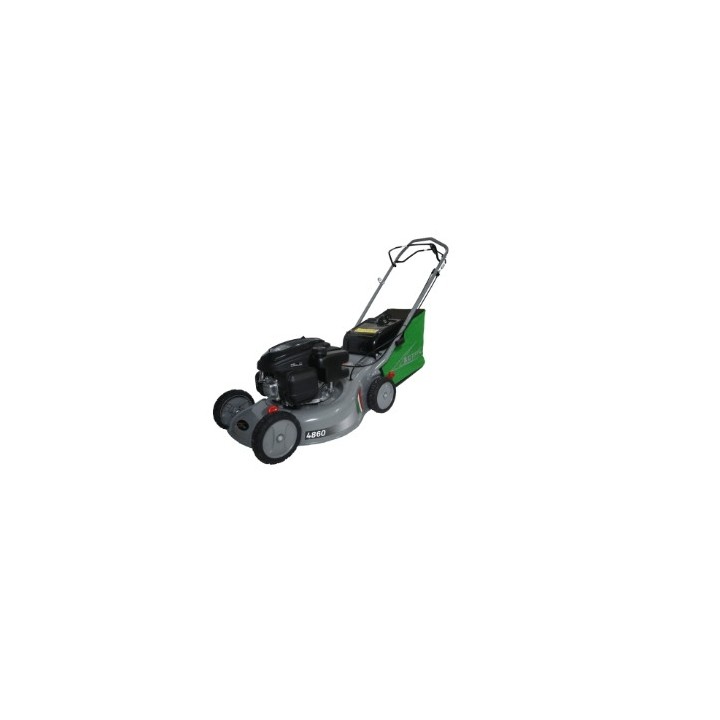 Petrol mower ACTIVE 4860 A 139cc cutting 47cm collecting 55lt push mower | Newgardenmac.com