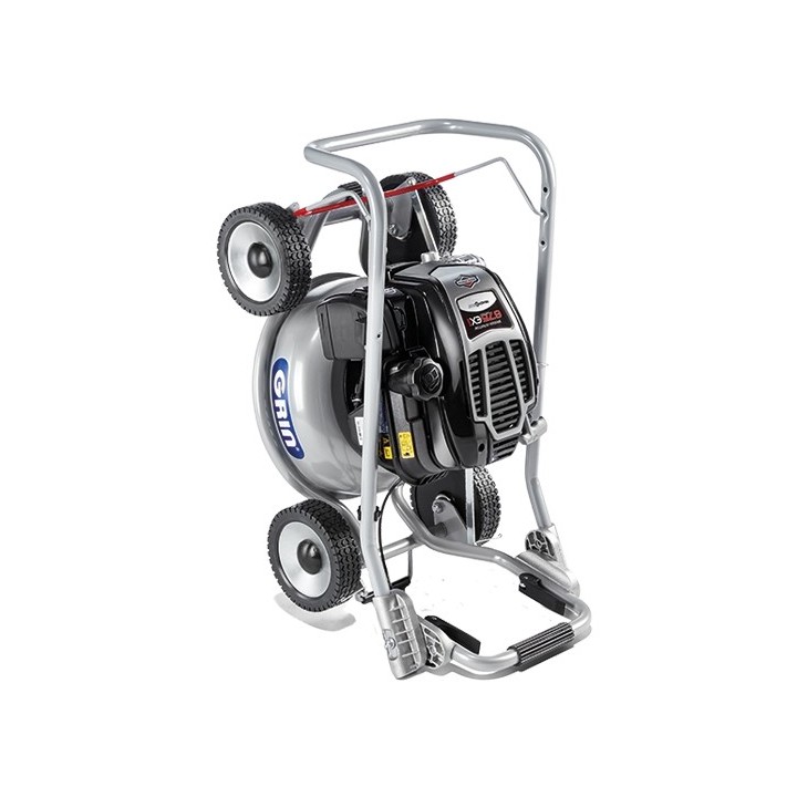 Benzinrasenmäher GRIN HM37 mit Briggs&Stratton-Motor 163 ccm Schnittleistung 37 cm Schubmäher | Newgardenmac.com