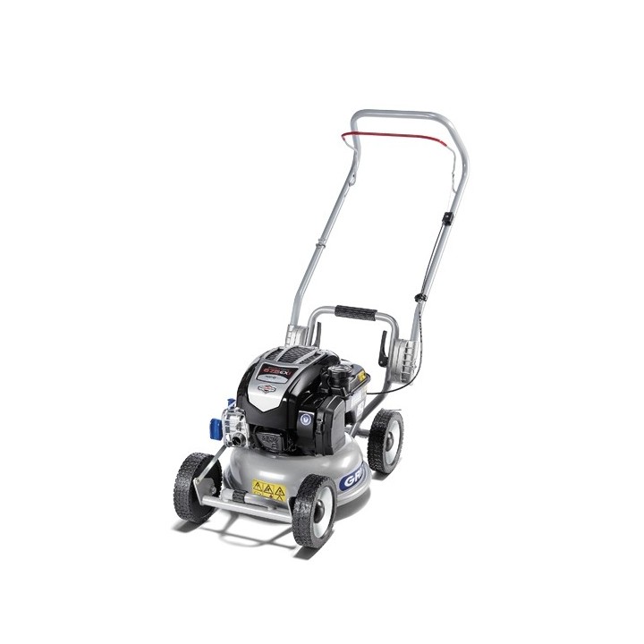 Benzinrasenmäher GRIN HM37 mit Briggs&Stratton-Motor 163 ccm Schnittleistung 37 cm Schubmäher | Newgardenmac.com