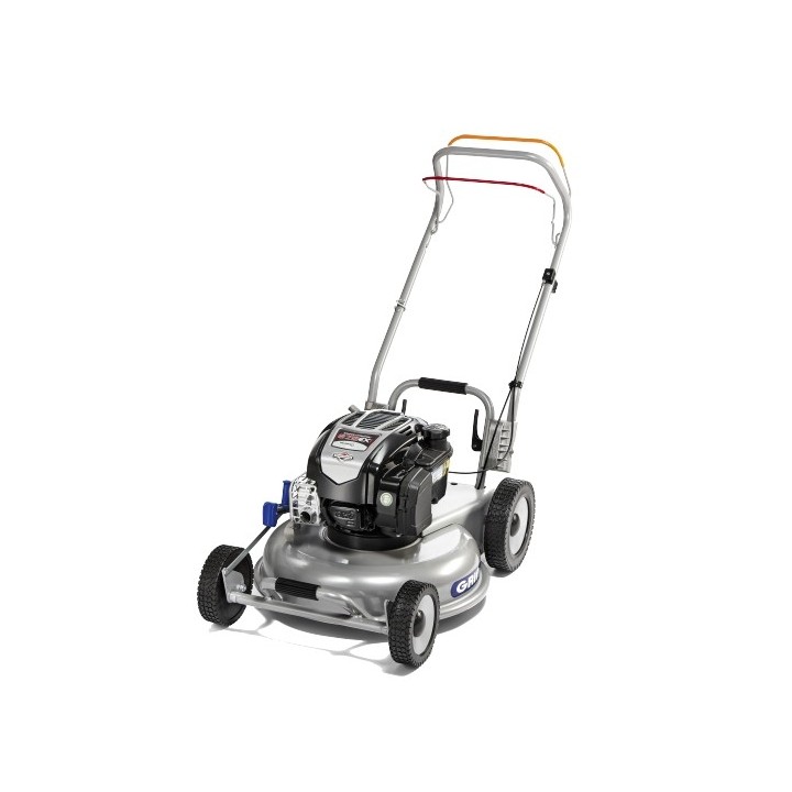 GRIN HM53A Benzin-Rasenmäher mit Briggs&Stratton 163ccm Motor, 53cm gezogener Schnitt | Newgardenmac.com