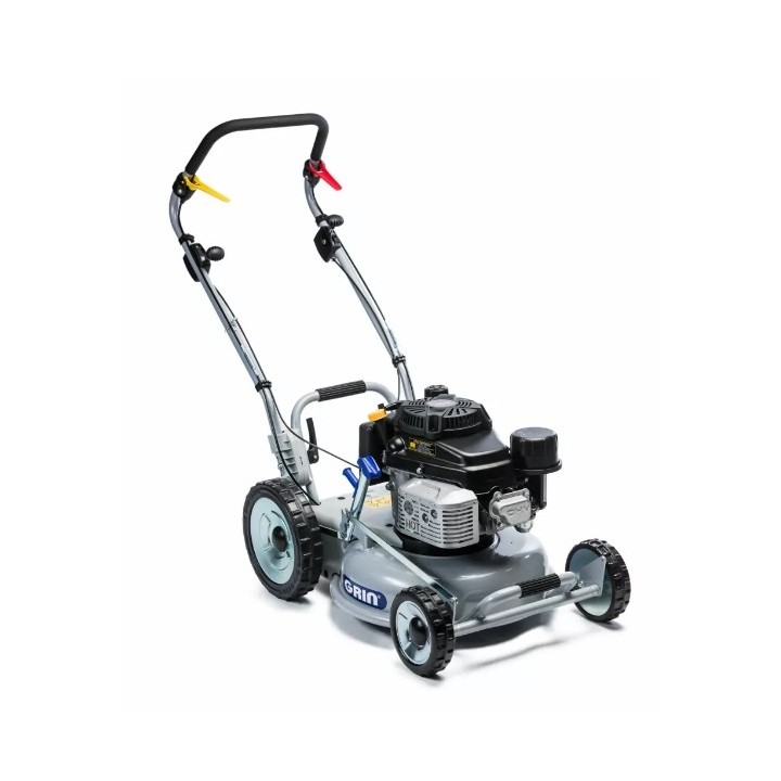 Tondeuse à essence GRIN PM46A KW avec moteur Kawasaki 179cc coupe 46 cm automotrice | Newgardenmac.com