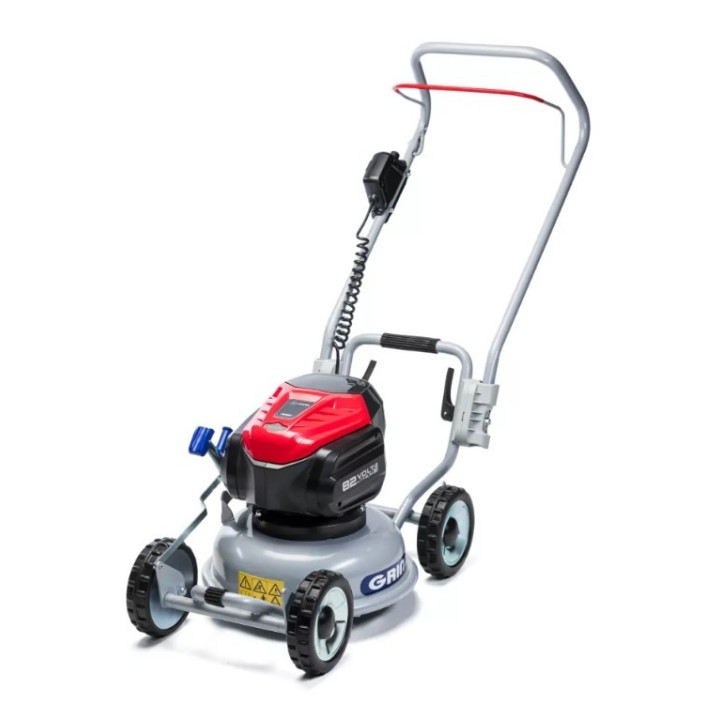 Tondeuse GRIN BM37-82V CRAMER avec batterie 2.5Ah 4Ah chargeur coupe 37cm | Newgardenmac.com