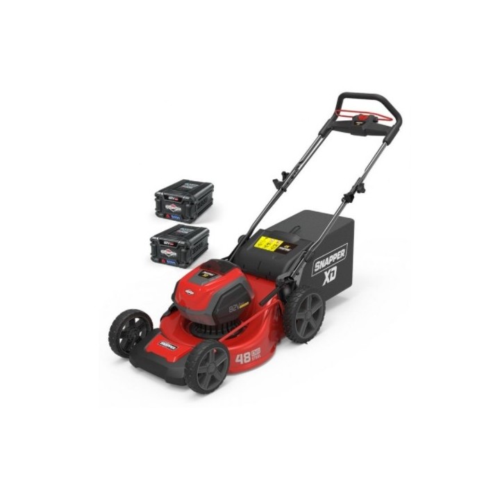 SNAPPER Schubmäher 46cm Schnitt mit 2 x 2Ah Batterien und Schnellladegerät | Newgardenmac.com