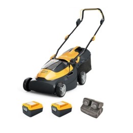 Rasaerba STIGA COLLECTOR 140e KIT con 2 batterie 4Ah e caricatore taglio 38cm | Newgardenmac.com