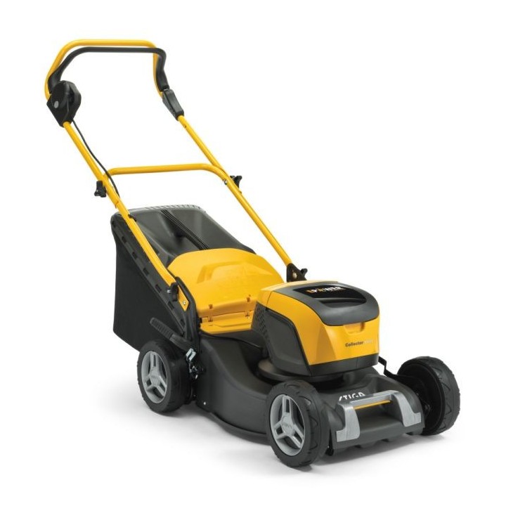 STIGA COLLECTOR 543AE lawnmower KIT with 4Ah battery and charger cut 41cm | Newgardenmac.com
