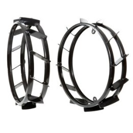 Paire d'anneaux d'épandage 100 mm pour tracteur marcheur NIBBI MAK 17 - MAK 17 S | Newgardenmac.com
