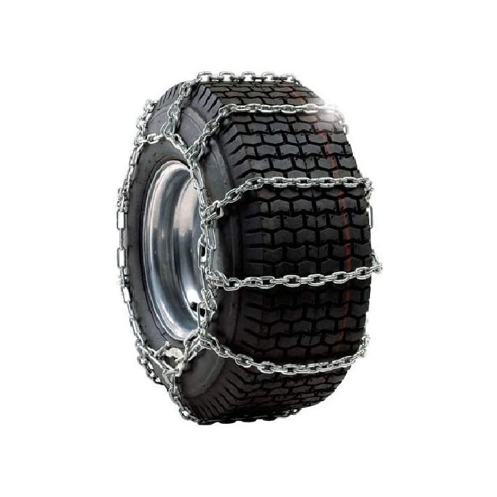 Par de cadenas de nieve para ruedas de motocultor de 4,00-10" NIBBI BRIK 3 - BRIK 5 S | Newgardenmac.com