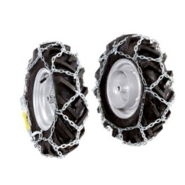 Paire de chaînes à neige pour roues 4.00-8 de la motobineuse NIBBI BRIK 1 - BRIK 1S | Newgardenmac.com