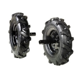 Paar 3.50-8" bereifte Räder für NIBBI Motormäher 118 | Newgardenmac.com