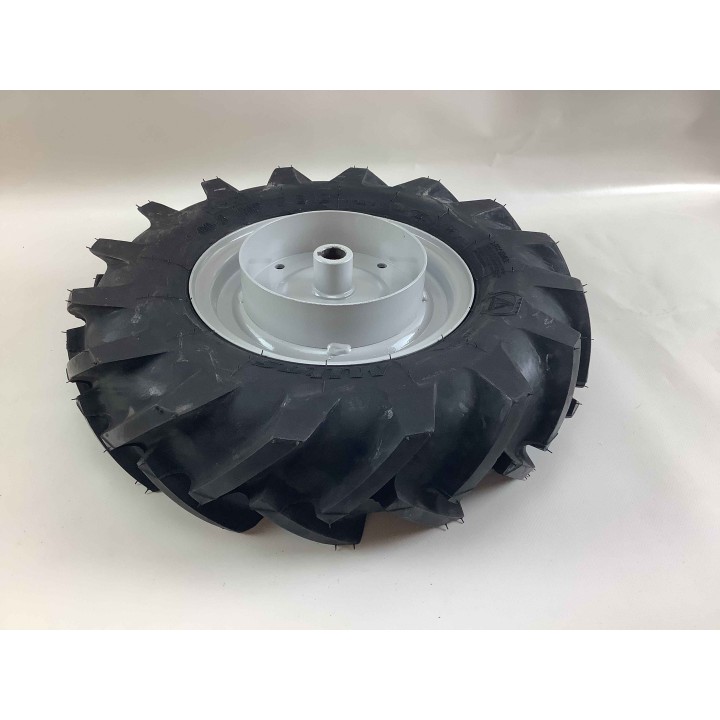 Coppia ruote gommate 4.00-8 disco fisso per motocoltivatore NIBBI BRIK 1 BRIK 3 | Newgardenmac.com