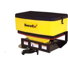 Gravity salt spreader 12V SNOWEX SD600-1 hopper 170lt distribution 9mt | Newgardenmac.com