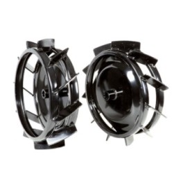 Paire de roues métalliques 370 mm pour tracteur à pied NIBBI BRIK 1- BRIK 3 | Newgardenmac.com