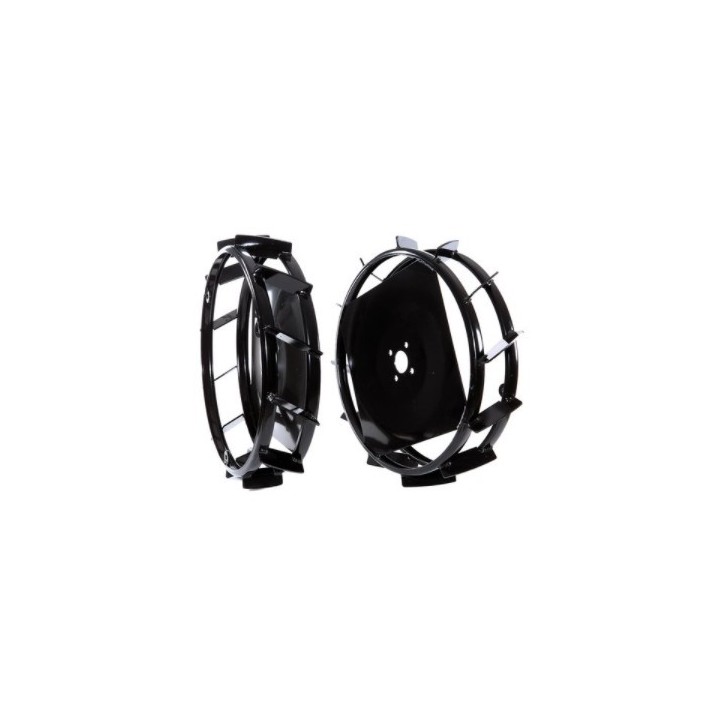 Par de ruedas metálicas 480x100mm para motocultor NIBBI KAM4 KAM5 | Newgardenmac.com