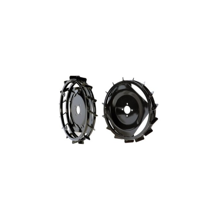 Par de ruedas metálicas diámetro 410x60 mm para motoazada NIBBI 106 - 115 | Newgardenmac.com
