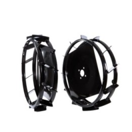 Pair of metal wheels dia. 570x125 for NIBBI MAK16 motor cultivator MAK17 | Newgardenmac.com