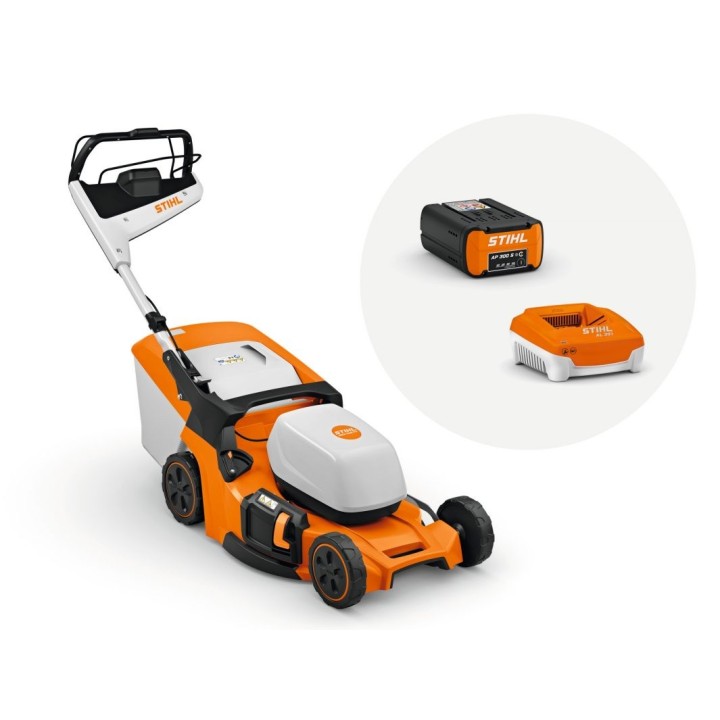 Tagliaerba a batteria STIHL RMA 453 PV 36 V taglio 51cm 4in1 sacco 55L semovente | Newgardenmac.com