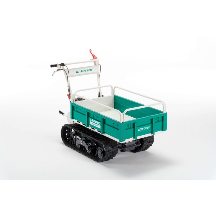 Crawler transporter OREC LS360GX with HONDA engine, manual folding tipper | Newgardenmac.com