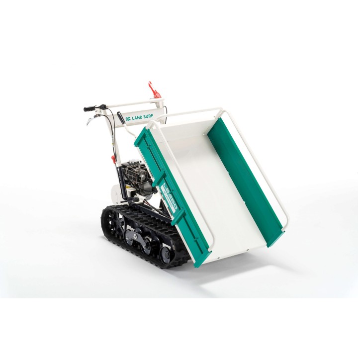 Transporteur sur chenilles OREC LS360GX avec moteur HONDA, benne manuelle rabattable | Newgardenmac.com