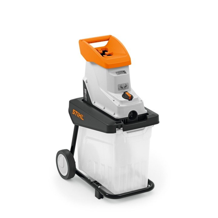 Trituratore elettrico STIHL GHE135L 230V rami fino a 35mm apertura a quadrifoglio | Newgardenmac.com