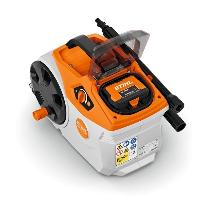 Cordless pressure washer STIHL REA 60 PLUS pressure 100 bar hose length 5 m | Newgardenmac.com