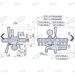 Unité de commande à distance AR UCM 4 voies pour la pulvérisation 88933 | Newgardenmac.com