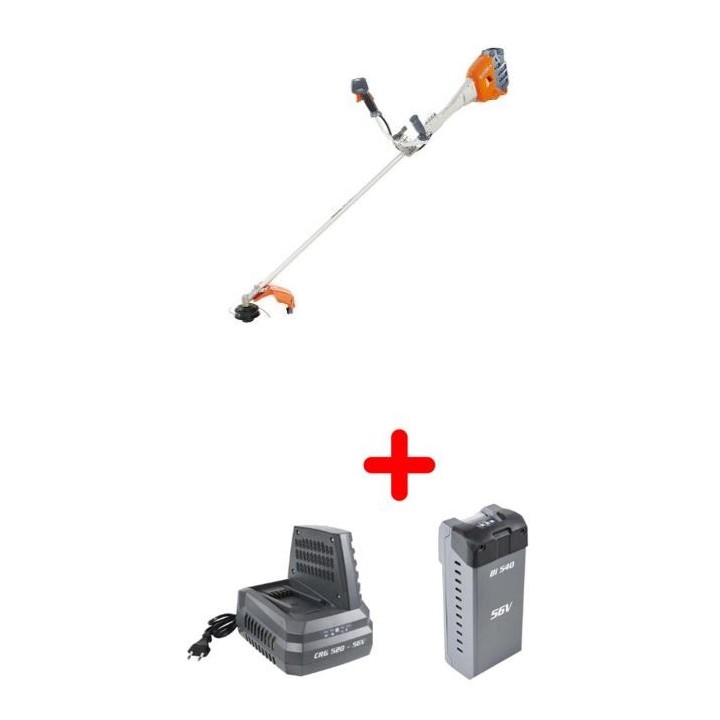 Brushcutter battery OLEOMAC BCi530T 56V handlebar grip d.cut 39mm | Newgardenmac.com