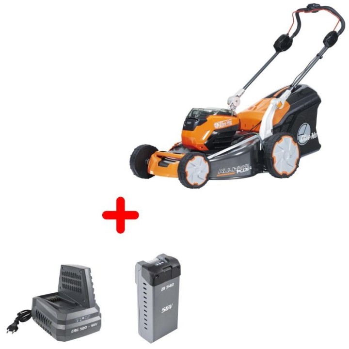 OLEOMAC Gi548P Schnurloser Rasenmäher 56V Schubmäher Schnittbreite 46cm | Newgardenmac.com