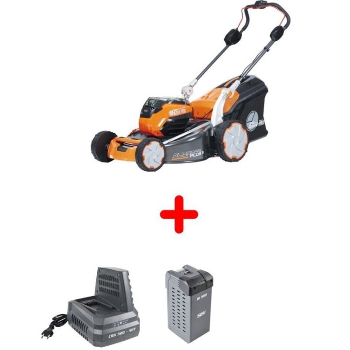 Tagliaerba rasaerba a batteria OLEOMAC Gi548P a spinta 56V larghezza taglio 46cm | Newgardenmac.com
