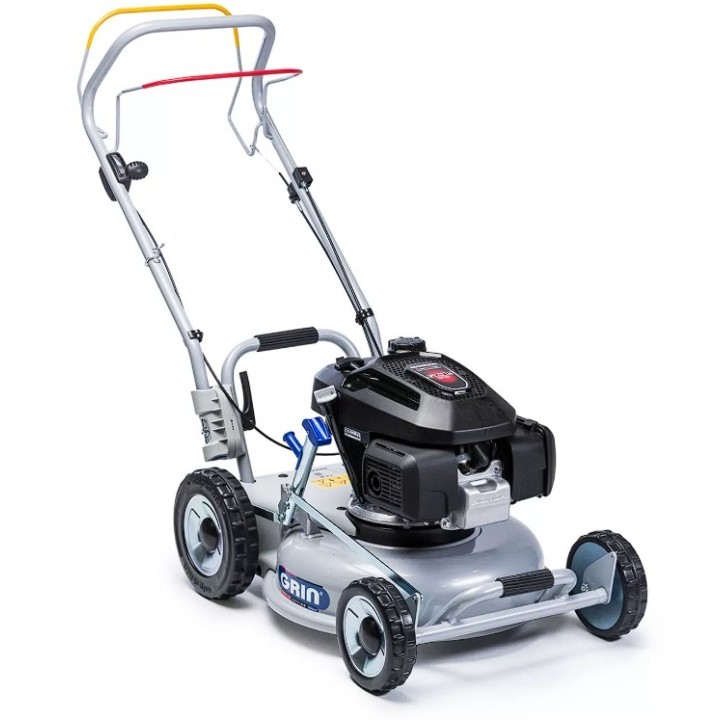 Spark-ignition lawnmower GRIN HM46A engine Honda GCV170 166cc width cutting 46cm | Newgardenmac.com