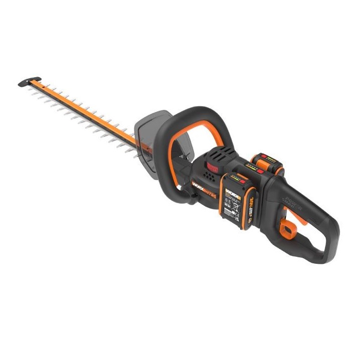 Cortasetos sin cable WORX WG286E 20V + 20V 2Ah | Newgardenmac.com