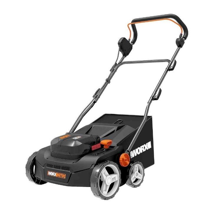WORX WG855E.9 20V + 20V cortacésped de empuje motor sin escobillas recogida 40L | Newgardenmac.com