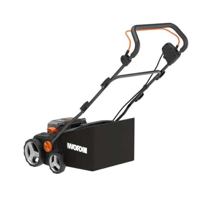 WORX WG855E.9 20V + 20V cortacésped de empuje motor sin escobillas recogida 40L | Newgardenmac.com