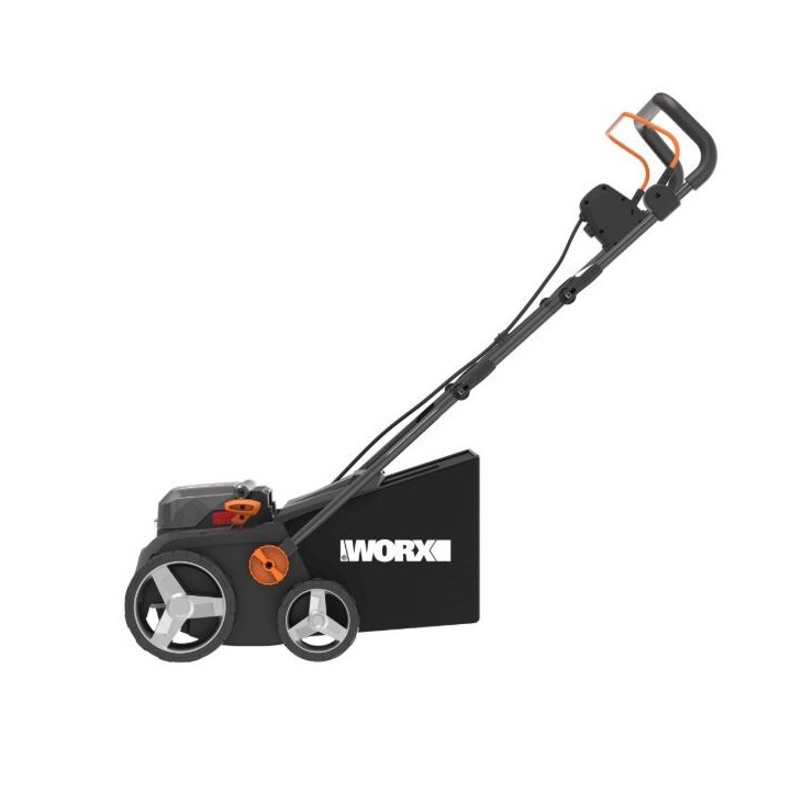 Arieggiatore WORX WG855E.9 20V + 20V a spinta motore brushless raccolta 40L | Newgardenmac.com